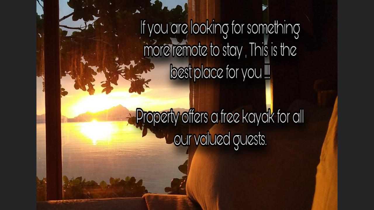 Hut Sunset Island View Hotel El Nido Bagian luar foto