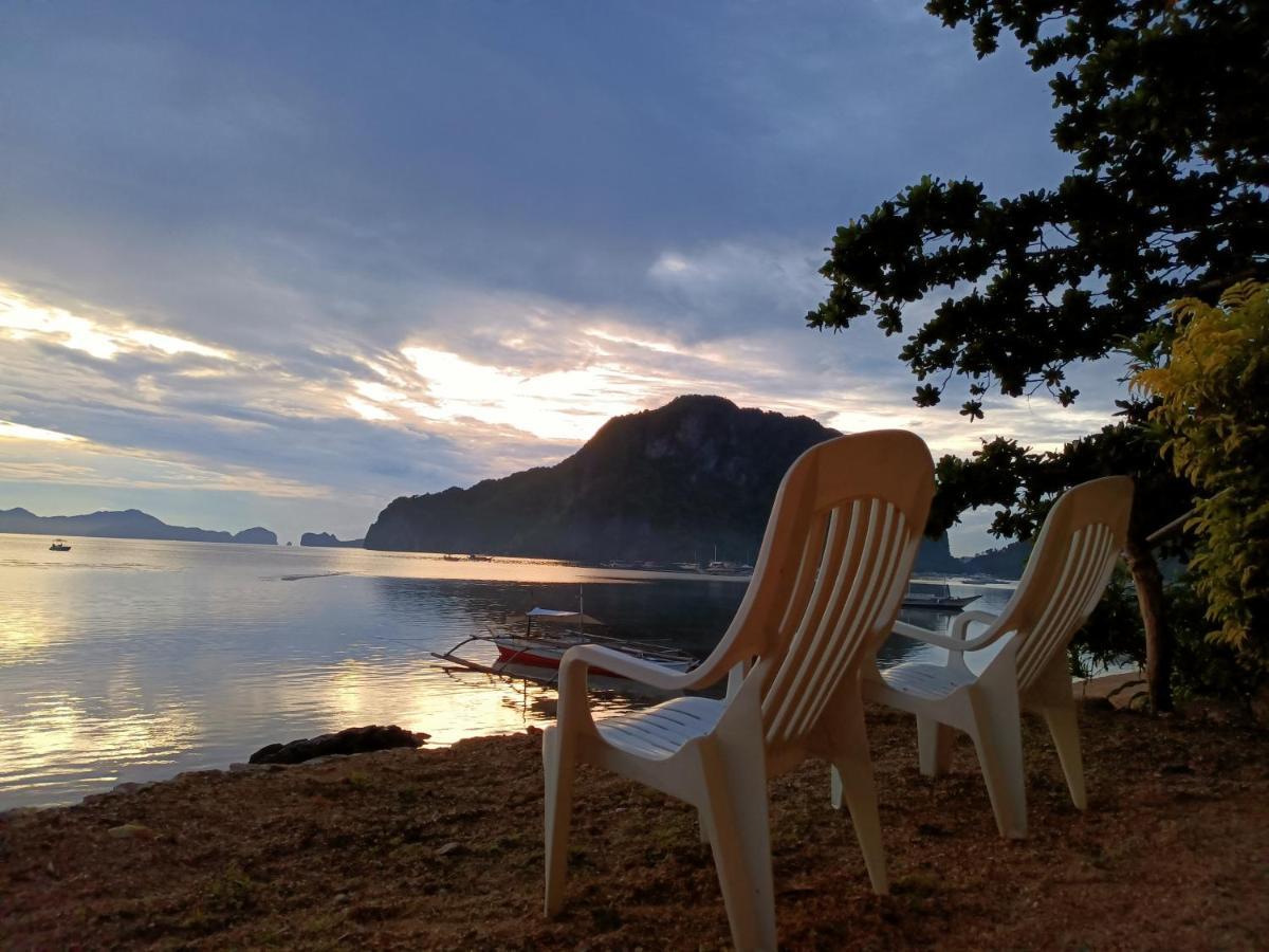 Hut Sunset Island View Hotel El Nido Bagian luar foto
