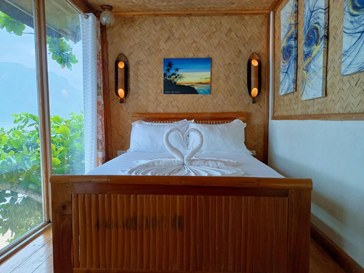Hut Sunset Island View Hotel El Nido Bagian luar foto