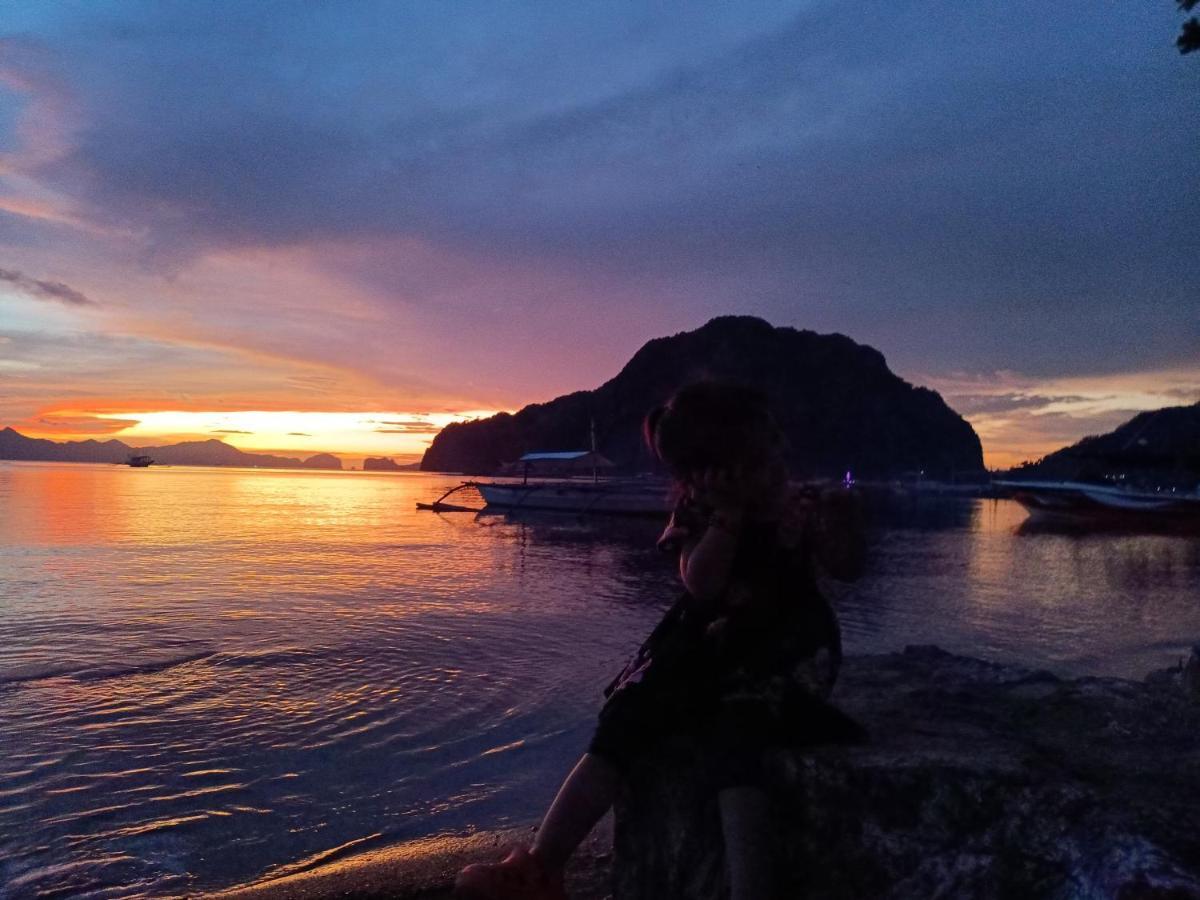 Hut Sunset Island View Hotel El Nido Bagian luar foto