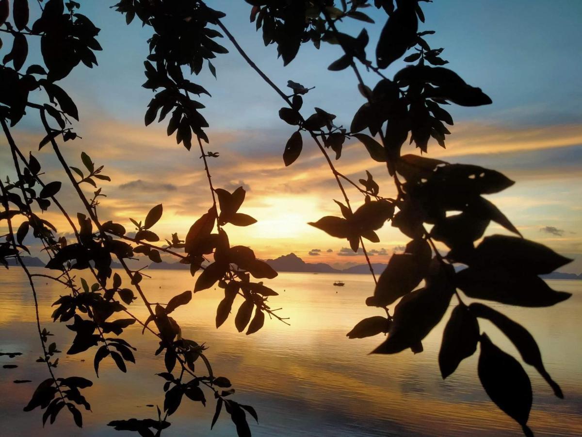Hut Sunset Island View Hotel El Nido Bagian luar foto