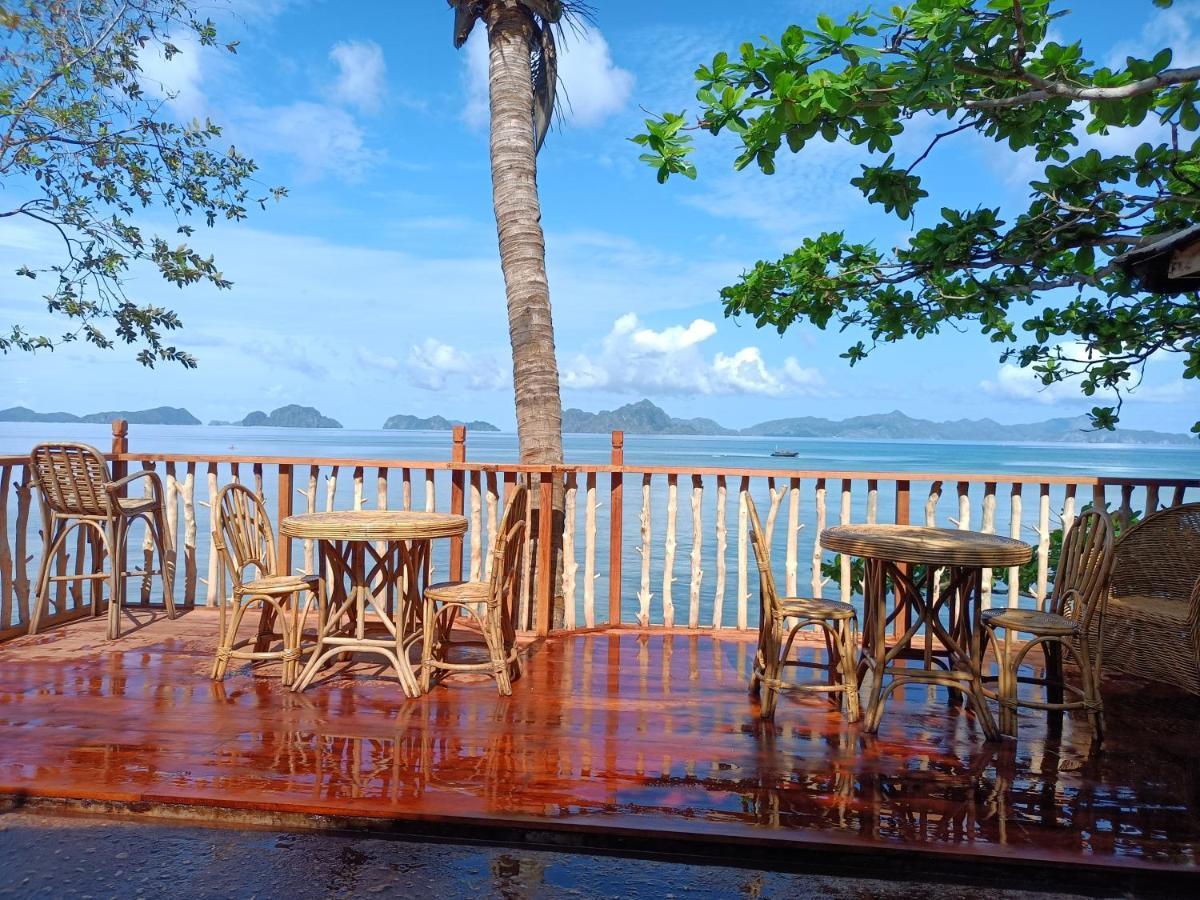 Hut Sunset Island View Hotel El Nido Bagian luar foto
