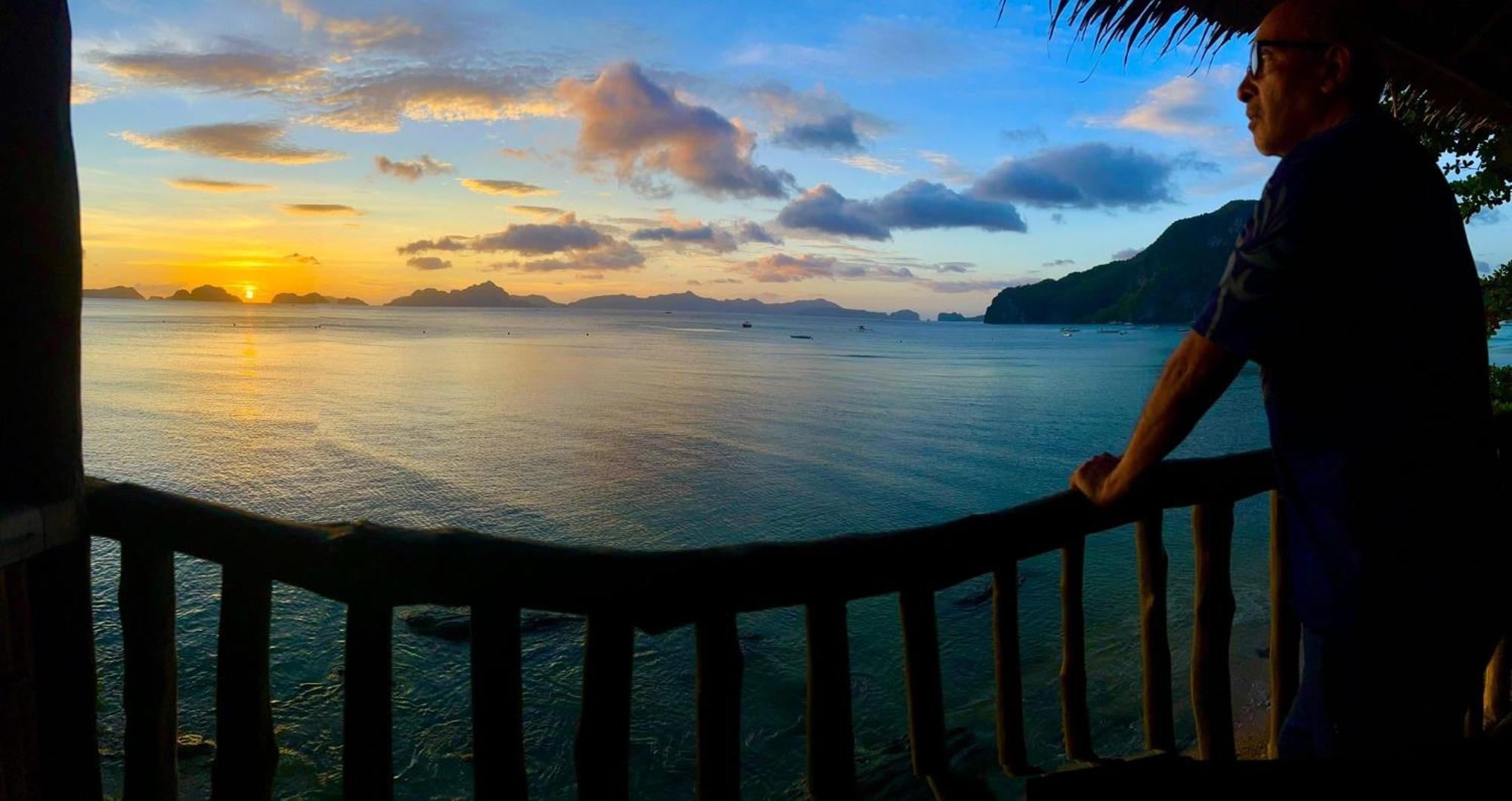 Hut Sunset Island View Hotel El Nido Bagian luar foto