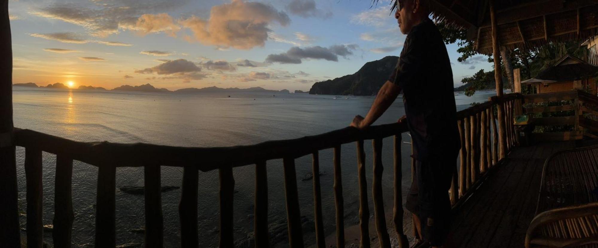 Hut Sunset Island View Hotel El Nido Bagian luar foto