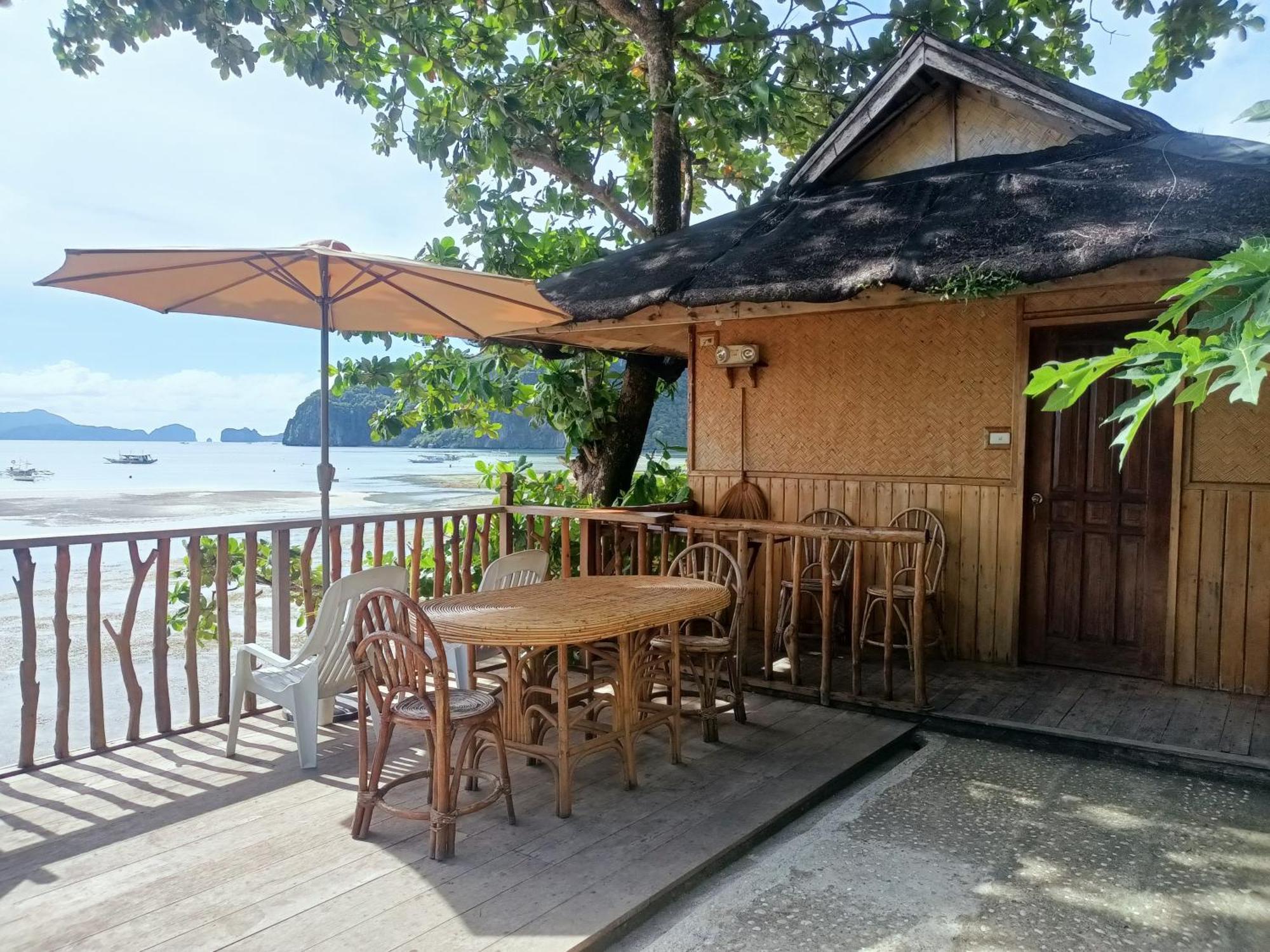 Hut Sunset Island View Hotel El Nido Bagian luar foto